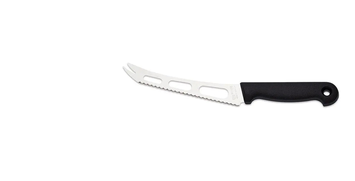 Cuchillo para quesos blandos Giesser 9655 SP con hoja dentada y perforada