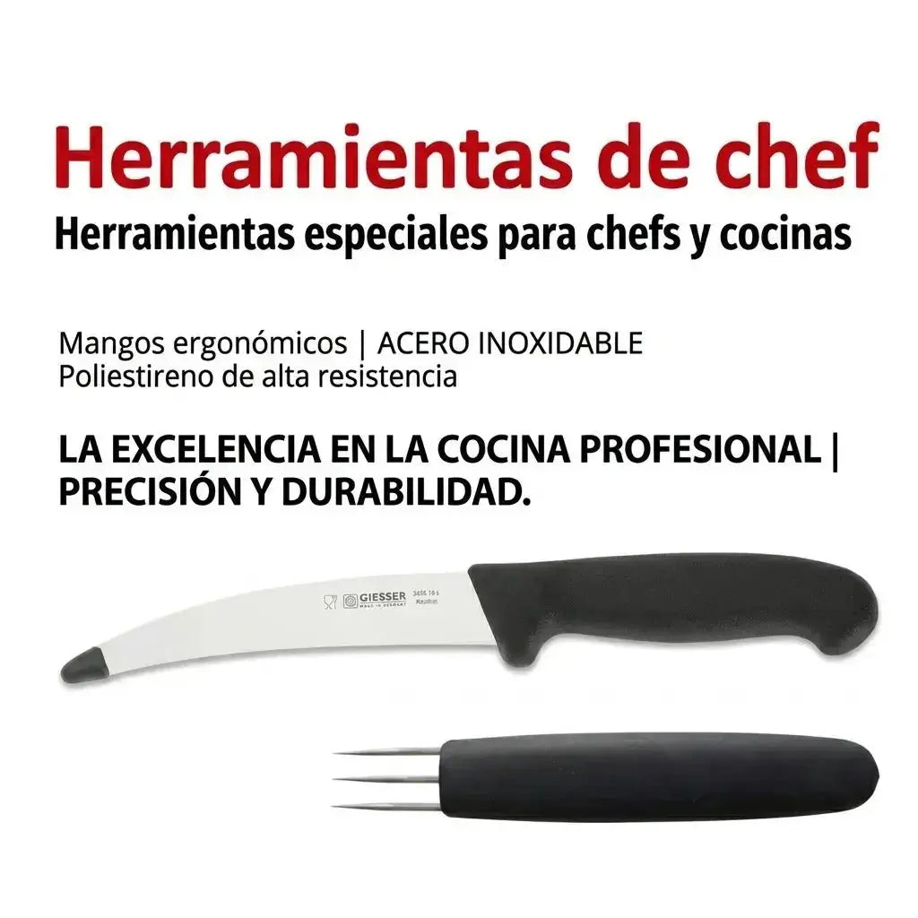 herramientas de chef profesionales