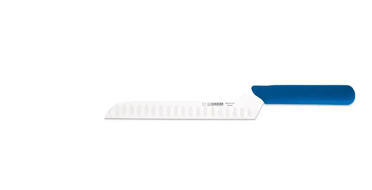 cuchillo alveolado queso gisser 9605WW azul