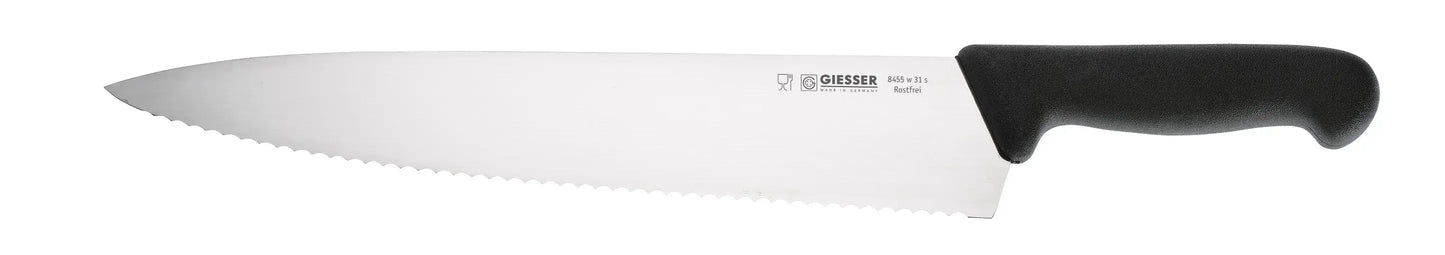 cuchillo cebollero giesser sierra 8455 w 31cm negro