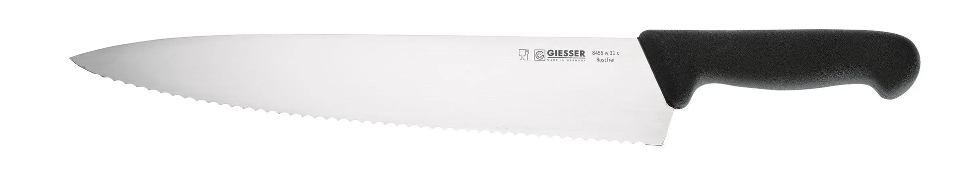 cuchillo cebollero giesser sierra 8455 w 31cm negro