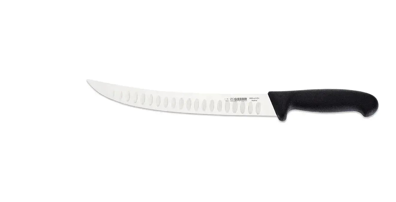 cuchillo curvo pescado giesser negro 2005 20cm alveolos