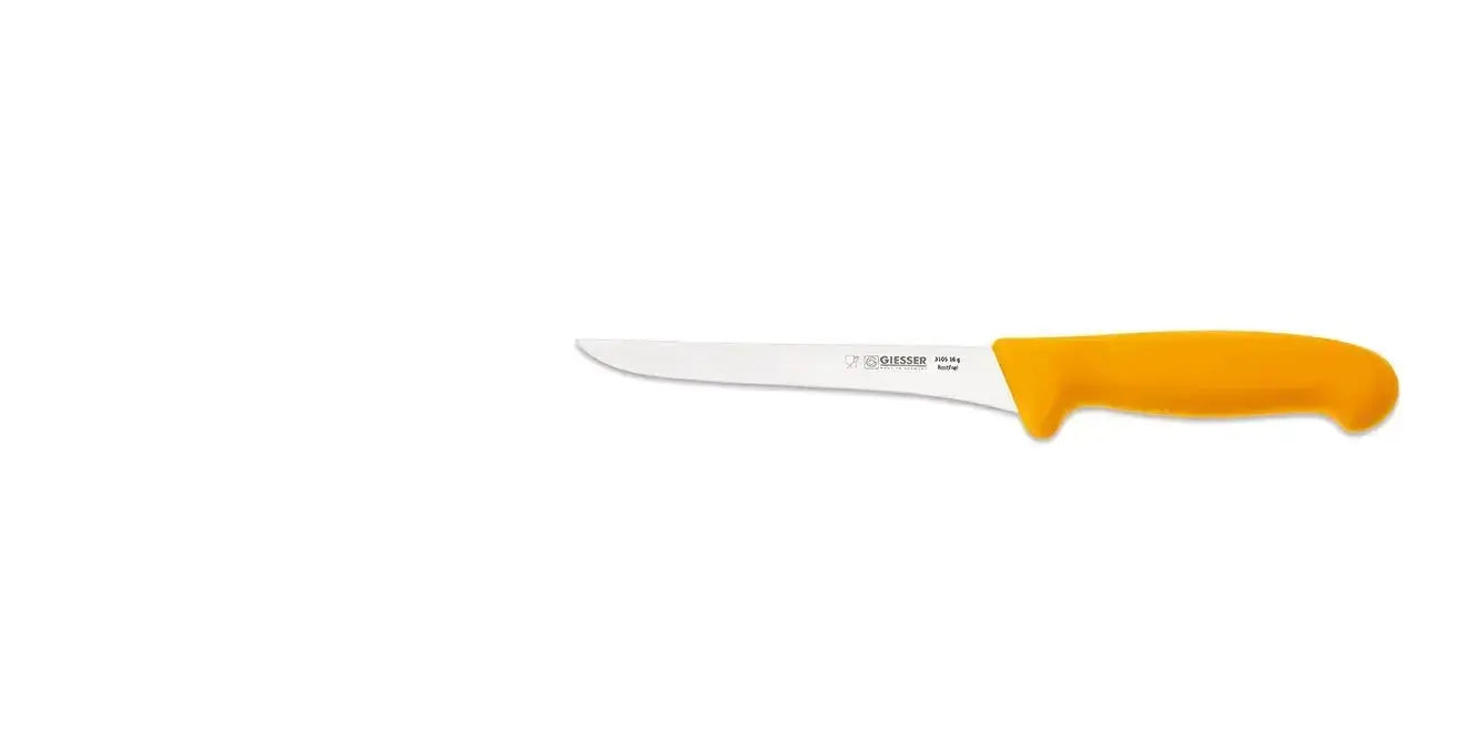 cuchillo-deshuesar-giesser-jamon-B3101PP 16 cm amarillo