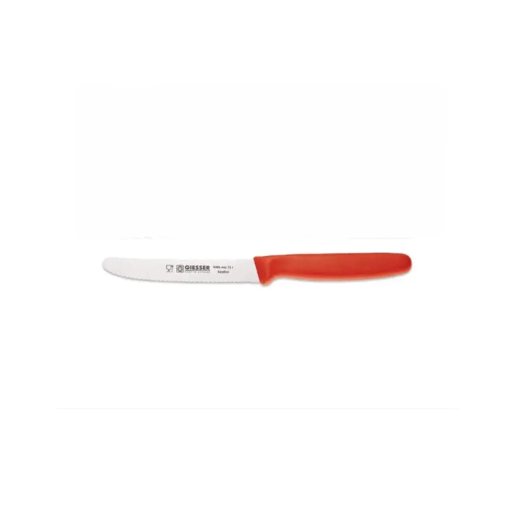Cuchillo de mesa Giesser 8365 WSP rojo hoja dentada de 11 cm