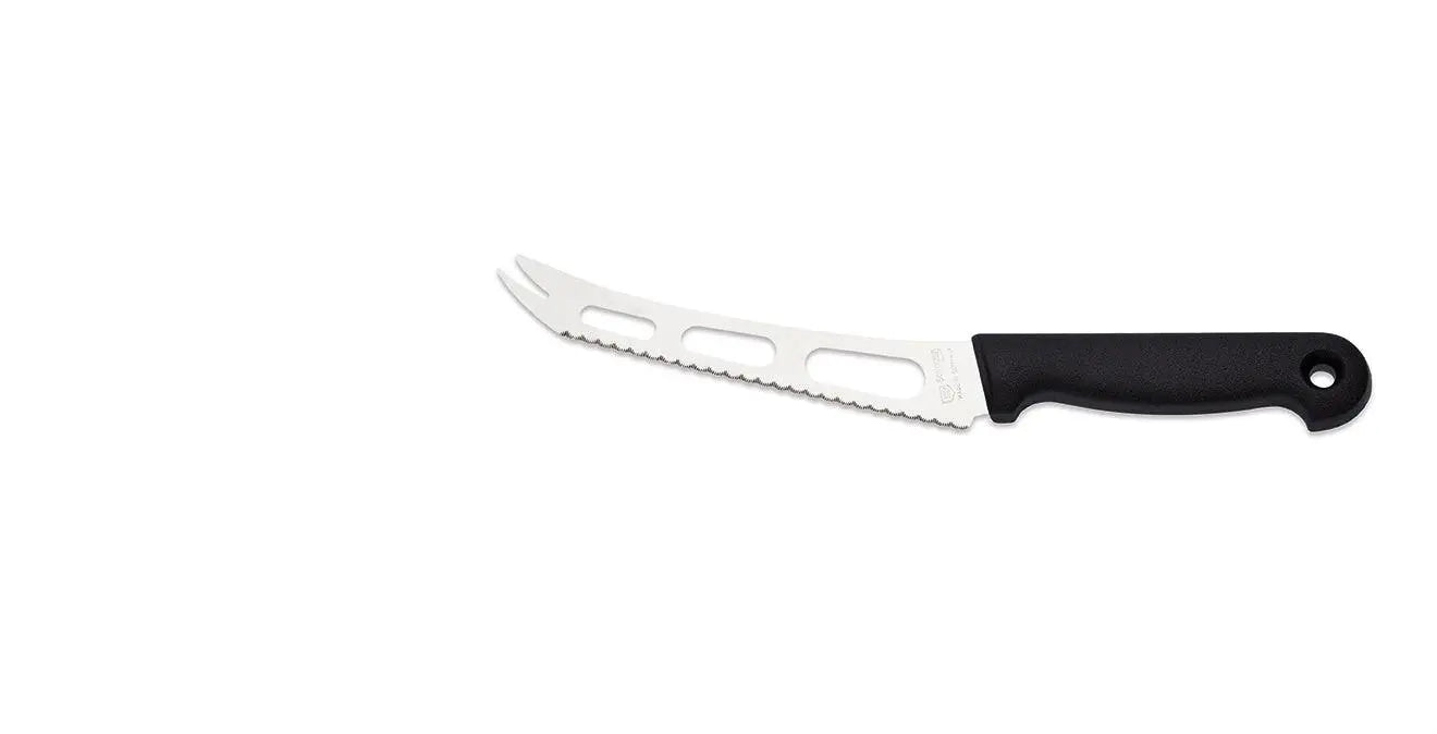Cuchillo para quesos blandos Giesser 9655 SP con hoja dentada y perforada 