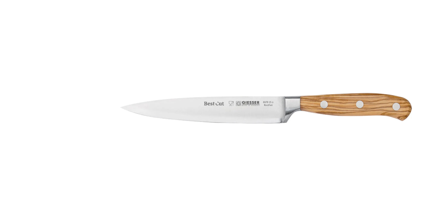 cuchillo trinchar giesser 8670 15cm olivo
